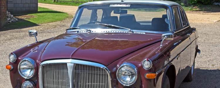Maroon Classic Car